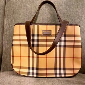 Burberry Classic Plaid Tote